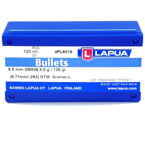 Lapua .264 136 gr Scenar-L      50 pack sample pack - Image 2