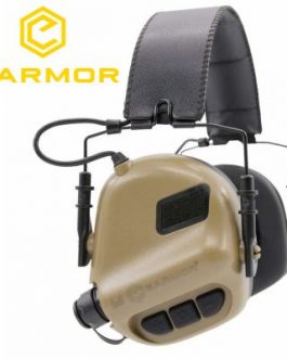 Earmor Premium Electronic Shooting Earmuffs M31- FDE