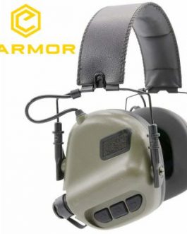 Earmor Premium Electronic Shooting Earmuffs M31- GREEN