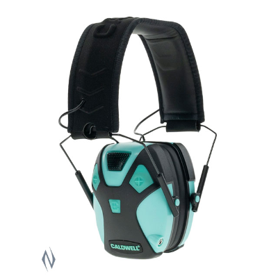 CALDWELL EMAX PRO ELECTRONIC EAR MUFFS AQUA