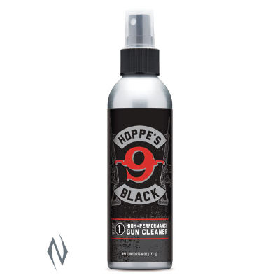 HOPPES BLACK SOLVENT 6OZ