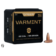 SPEER BULLETS VARMINT 22CAL 55GR 100PK