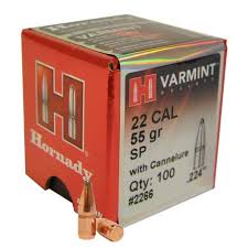 HORNADY SP CANNELURE 55G