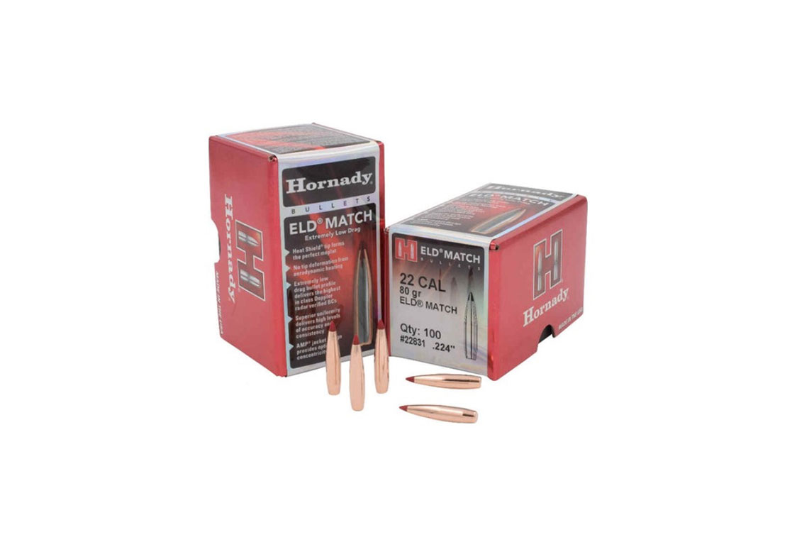HORNADY ELD MATCH 22CAL 80GR