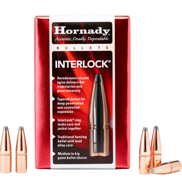 HORNADY INTERLOCK 30CAL 180 GR