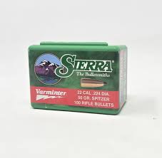 SIERRA VARMINTER 22CAL 50GR 100PK