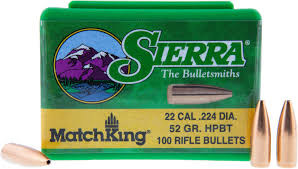SEIRRA 22CAL 52GR HPBT MATCHKING