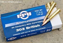 PPU 303 BRITISH 174 GR FMJ BT