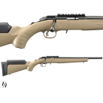 RUGER AMERICAN RIMFIRE 22LR 16″ FDE THREADED