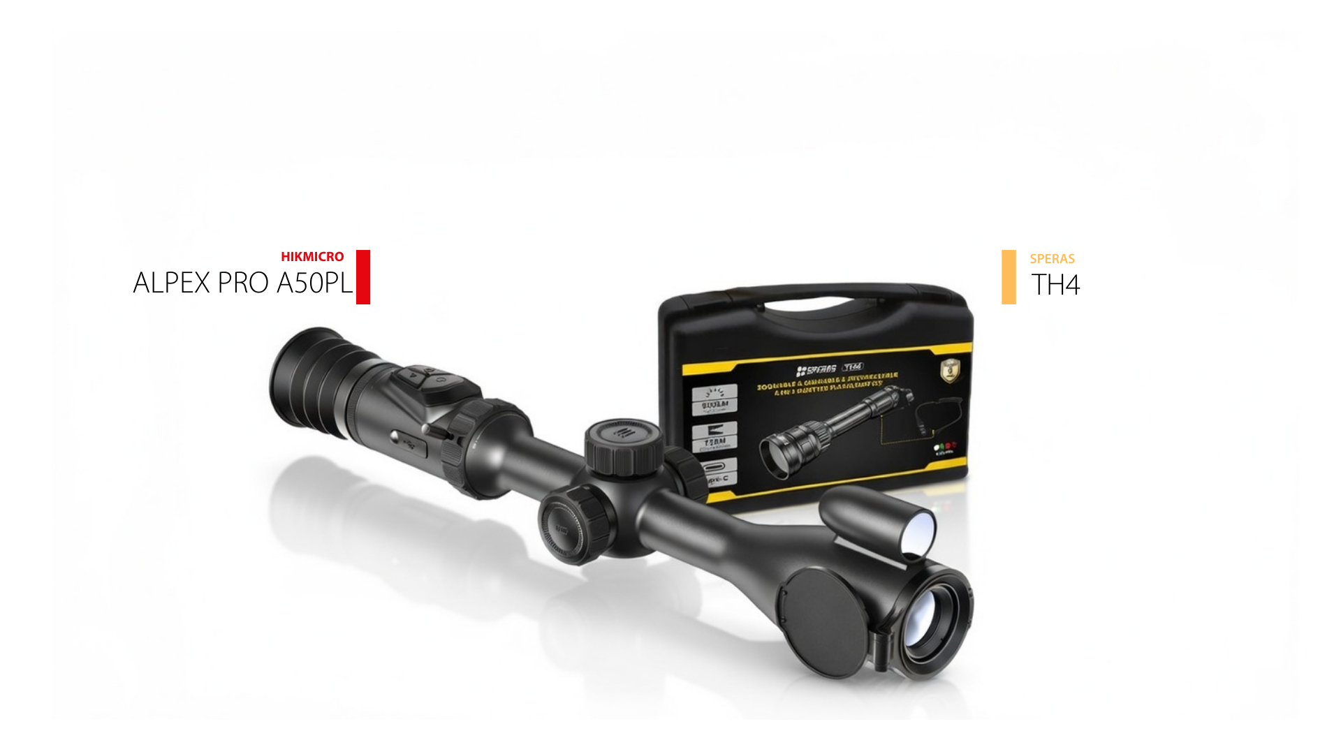 A50PL+TH4K - HIKMICRO ALPEX PRO A50PL 50mm 4512 x 2512 Night Vision Scope with LRF + Speras TH4K