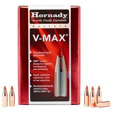 22 CAL .224 55 GR V-MAX PROJECTILES 100 Bag
