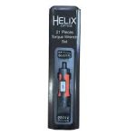 HELIX 21 PIECE TORQUE WRENCH SET
