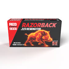 RED EARTH RAZORBACK 223 REM 55GR SOFT POINT
